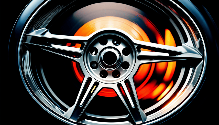 Photo Of A Cars Wheel Showing Hot Disc Brakes